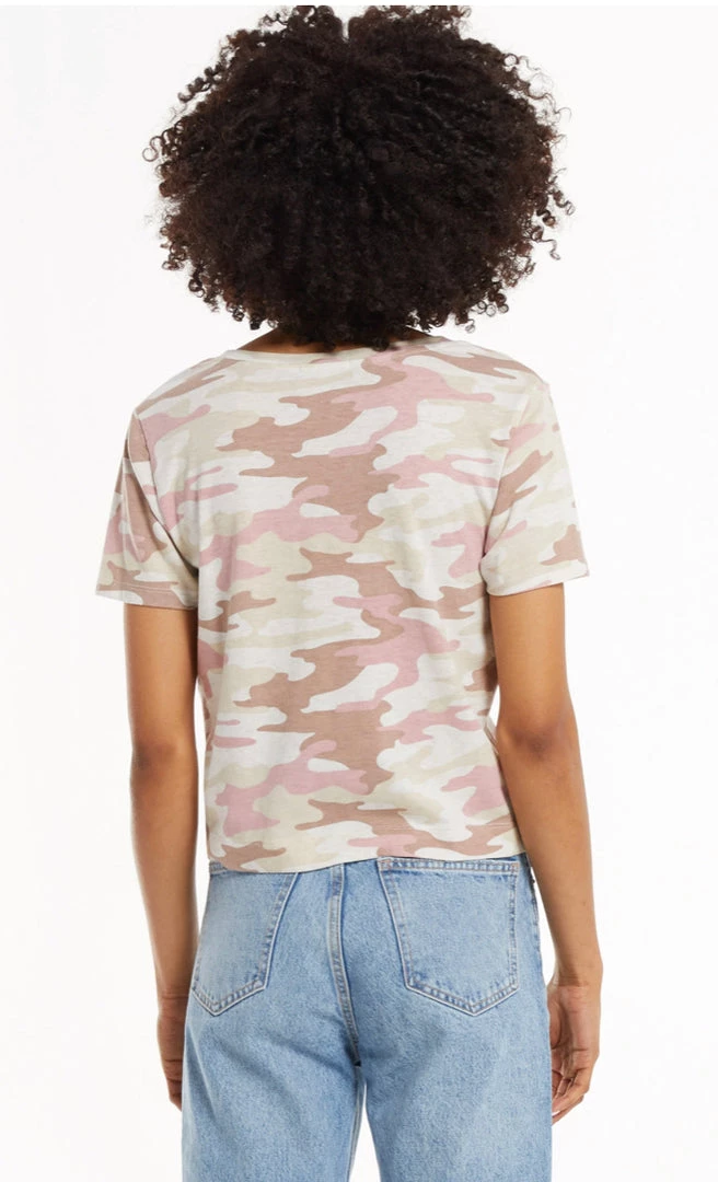 Z SUPPLY MAUVE CAMO SKIMMER TEE 5 Z SUPPLY MAUVE CAMO SKIMMER TEE