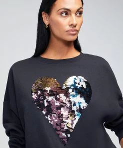 SWEATERS & KNITS WILDFOX HARLEQUIN HEART FIFI SWEATSHIRT