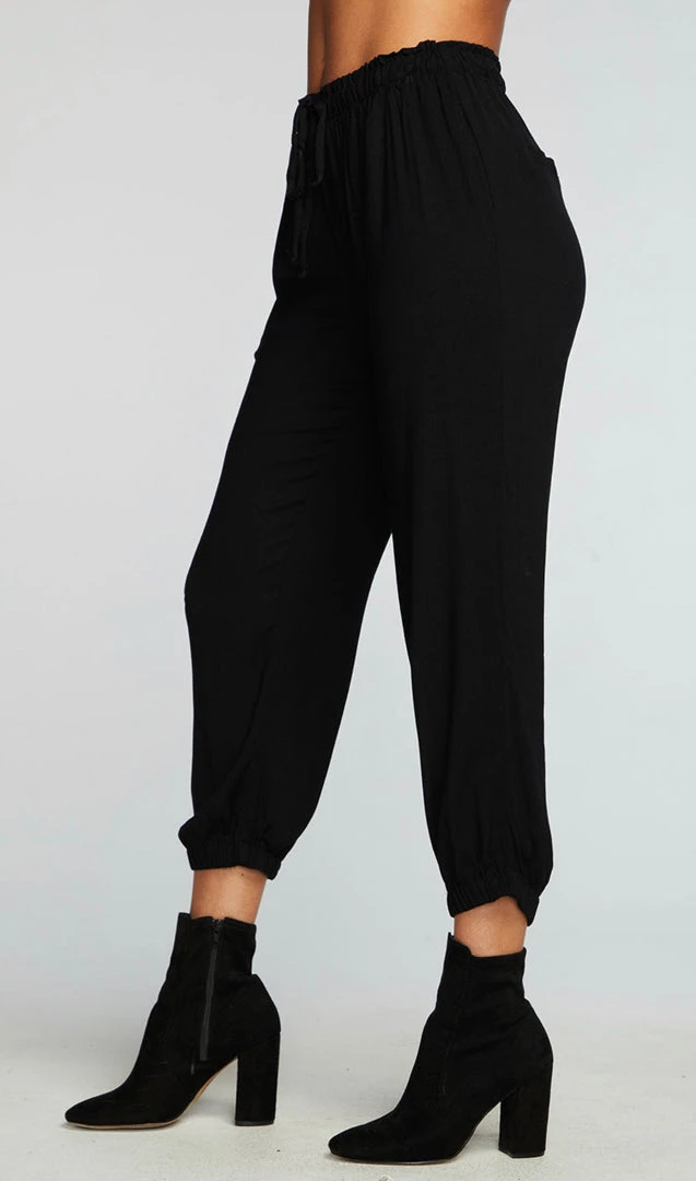 CHASER HEIRLOOM WOVENS CROPPED PAPERBAG WASIT PANT 5 CHASER HEIRLOOM WOVENS CROPPED PAPERBAG WASIT PANT