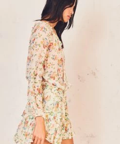LOVE SHACK FANCY NEW ARRIVALS LOVESHACKFANCY POPOVER FLORAL CONFETTI DRESS