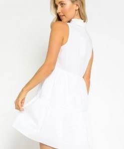 NEW ARRIVALS OLIVACEOUS TIERED TANK DRESS