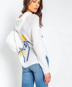 P.J.SALVAGE NEW ARRIVALS P.J. SALVAGE PIGMENT PLEASE SWEATER HOODY