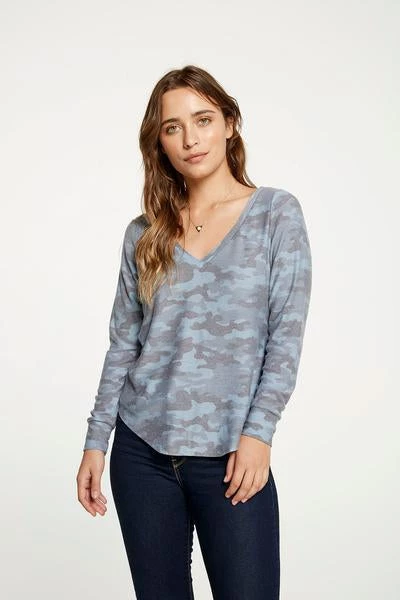 CHASER LONG SLEEVE V NECK PULLOVER 4 CHASER LONG SLEEVE V NECK PULLOVER