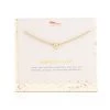 LUCKY FEATHER CELEBRATE YOU INITIAL NECKLACE & GIFT ENVELOPE