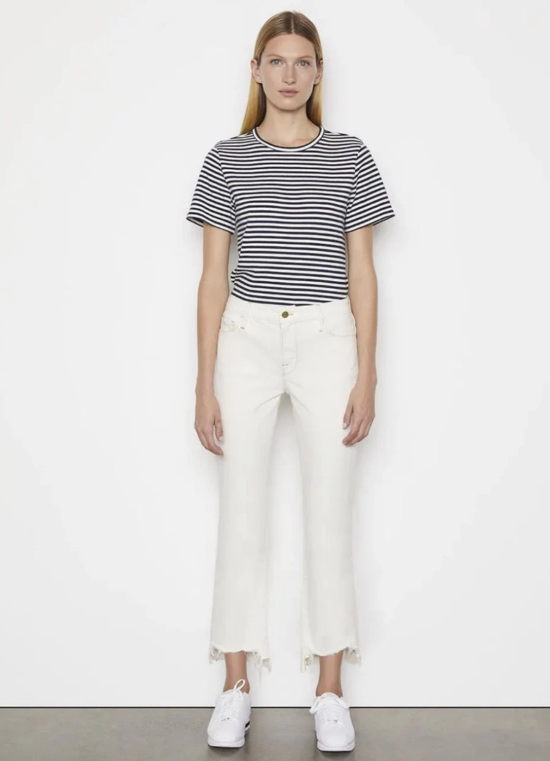 NEW ARRIVALS FRAME LE CROP MINI BOOT BLANC 3 NEW ARRIVALS FRAME LE CROP MINI BOOT BLANC