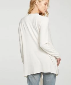 CHASER COZY DRAPE FRONT CARDIGAN 8 CHASER COZY DRAPE FRONT CARDIGAN