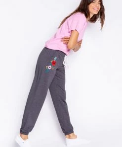 NEW ARRIVALS P.J. SALVAGE GRATEFUL HEART BANDED PANT