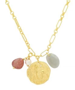 TAI MEDALLION CHARM NECKLACE JEWELRY