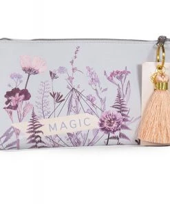 PAPAYA FIREWEED SMALL TASSEL POUCH
