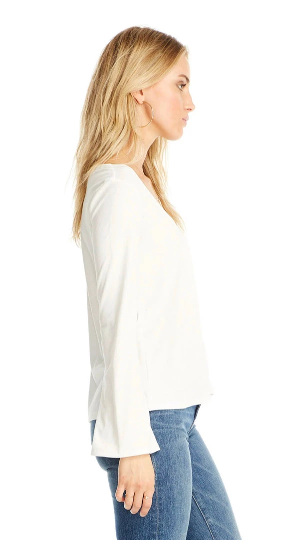 NEW ARRIVALS SALTWATER LUXE SCOOP NECK LONG SLEEVE TEE 5 NEW ARRIVALS SALTWATER LUXE SCOOP NECK LONG SLEEVE TEE