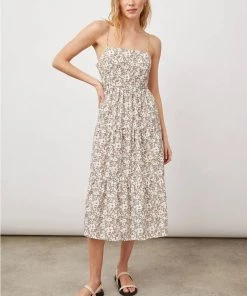 NEW ARRIVALS RAILS LENI-CAFE FLORAL DRESS