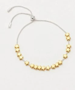 JEWELRY ESTELLA BARTLETT STARS SO BRIGHT SLIDER BRACELET