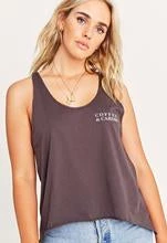 PROJECT SOCIAL TEE TOPS PROJECT SOCIAL T SHARK BITE TANK COFFEE & CARDIO 52231