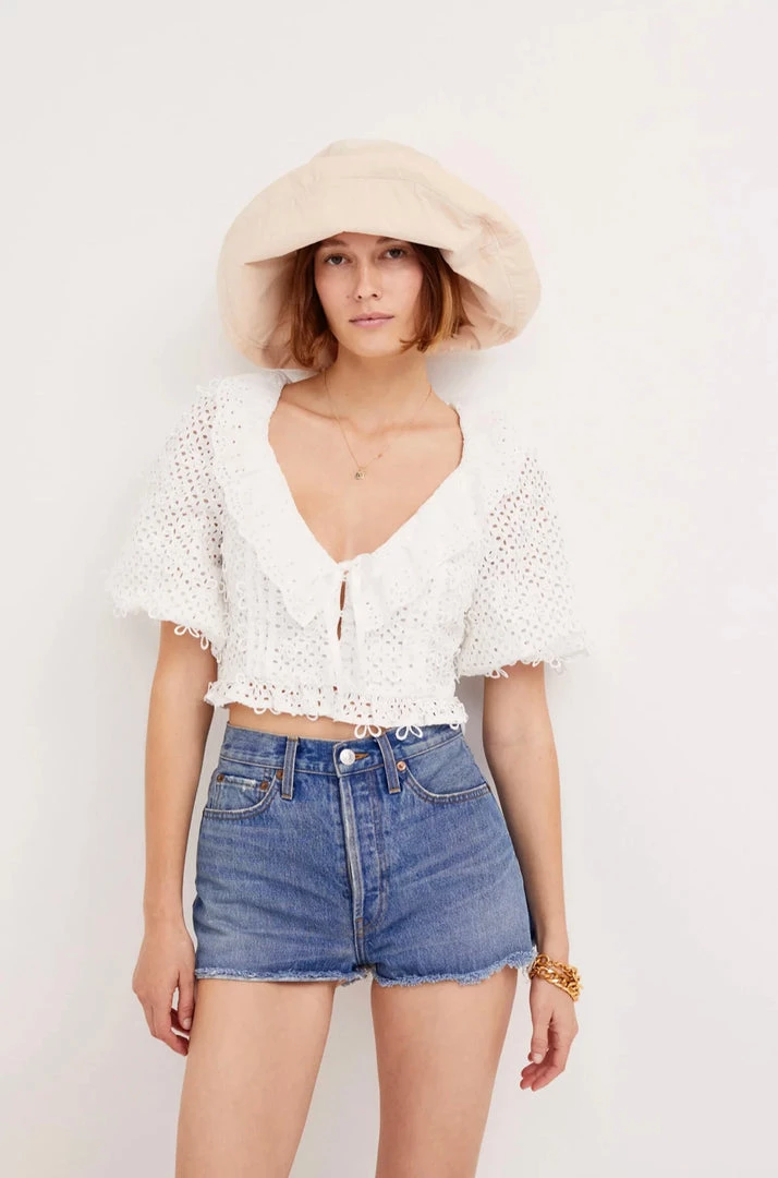 FOR LOVE & LEMONS CASSIE CROP TOP NEW ARRIVALS 5 FOR LOVE & LEMONS CASSIE CROP TOP NEW ARRIVALS