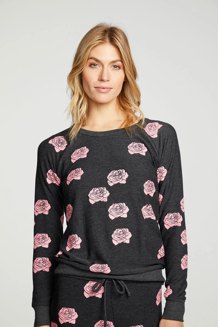 CHASER ROCK ROSES PULLOVER SWEATERS & KNITS 3 CHASER ROCK ROSES PULLOVER SWEATERS & KNITS