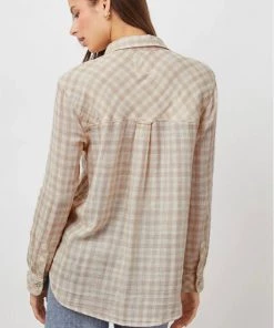 RAILS ELLIS BLOUSE SAND CREAM