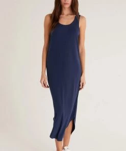 Z SUPPLY JASLYN VERIGATED RIB MIDI DRESS NEW ARRIVALS