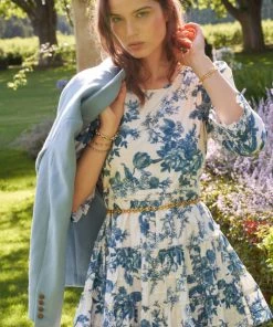 LOVE SHACK FANCY LOVESHACKFANCY LIENZO MINI DRESS