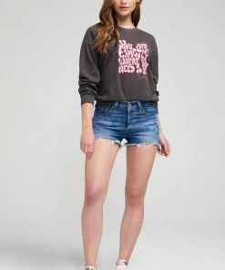 NEW ARRIVALS WILDFOX EXACTLY WHERE YOU NEED TO BE FIONA SWEATSHIRT