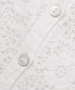 LOVESHACKFANCY CARMELINE CROPPED TOP