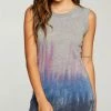 NEW ARRIVALS CHASER JERSEY ROLLED ARMHOLE TANK DRESS