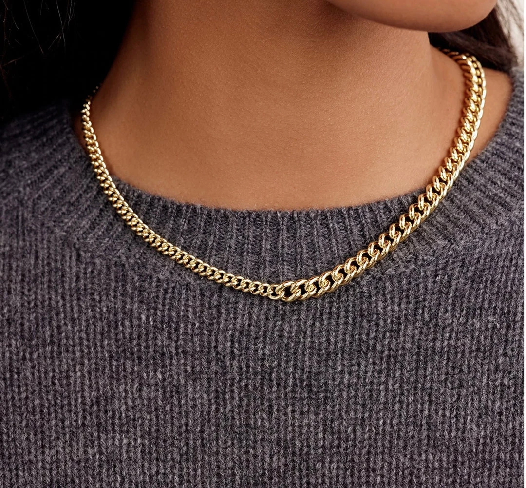 GORJANA LOU LINK ASYMETRICAL NECKLACE NEW ARRIVALS 4 GORJANA LOU LINK ASYMETRICAL NECKLACE NEW ARRIVALS