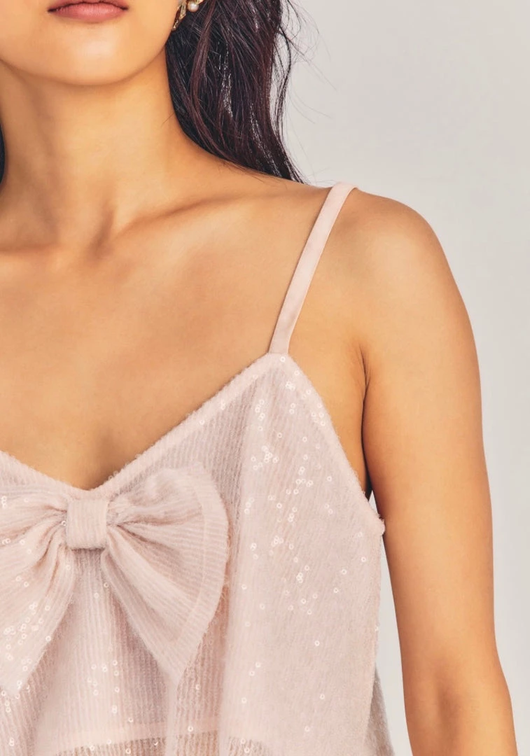 LOVE SHACK FANCY TOPS LOVESHACKFANCY ANNALISA SEQUIN CROP TOP 4 LOVE SHACK FANCY TOPS LOVESHACKFANCY ANNALISA SEQUIN CROP TOP