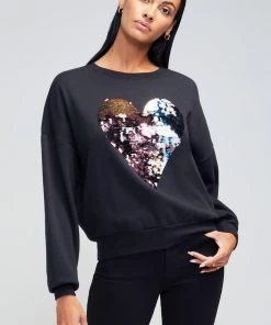 SWEATERS & KNITS WILDFOX HARLEQUIN HEART FIFI SWEATSHIRT