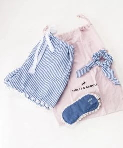 NEW ARRIVALS VIOLET & BROOKS SEERSUCKER PJ SET