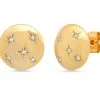 TAI GOLD BUTTON STUDS W/STAR ACCENTS