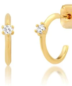 TAI JEWELRY TAI STARFALL HUGGIE HOOPS NEW ARRIVALS