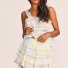 LOVESHACKFANCY RUFFLE MINI SKIRT