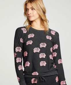 CHASER ROCK ROSES PULLOVER SWEATERS & KNITS 11 CHASER ROCK ROSES PULLOVER SWEATERS & KNITS