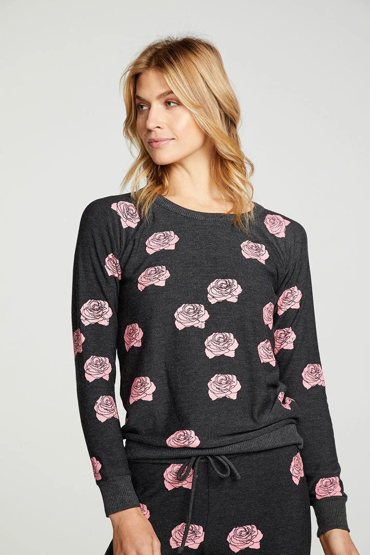 CHASER ROCK ROSES PULLOVER SWEATERS & KNITS 6 CHASER ROCK ROSES PULLOVER SWEATERS & KNITS