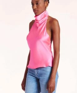 AMANDA UPRICHARD SAMBA TOP PINK RIBBON 10 AMANDA UPRICHARD SAMBA TOP PINK RIBBON