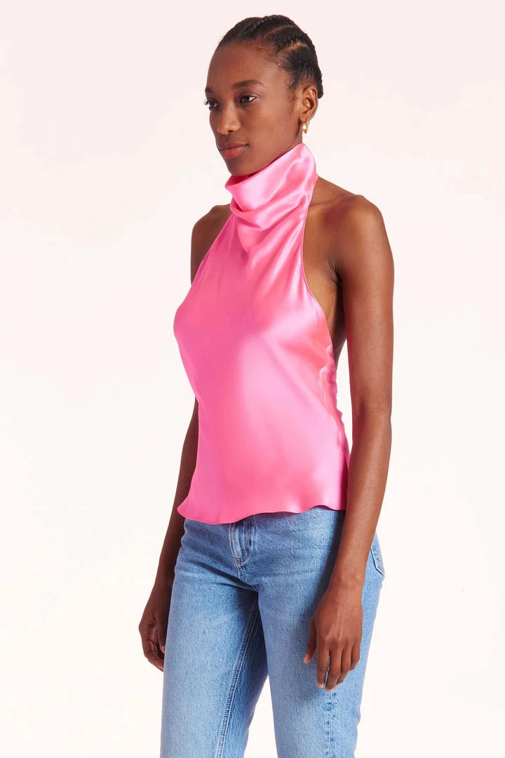 AMANDA UPRICHARD SAMBA TOP PINK RIBBON 6 AMANDA UPRICHARD SAMBA TOP PINK RIBBON