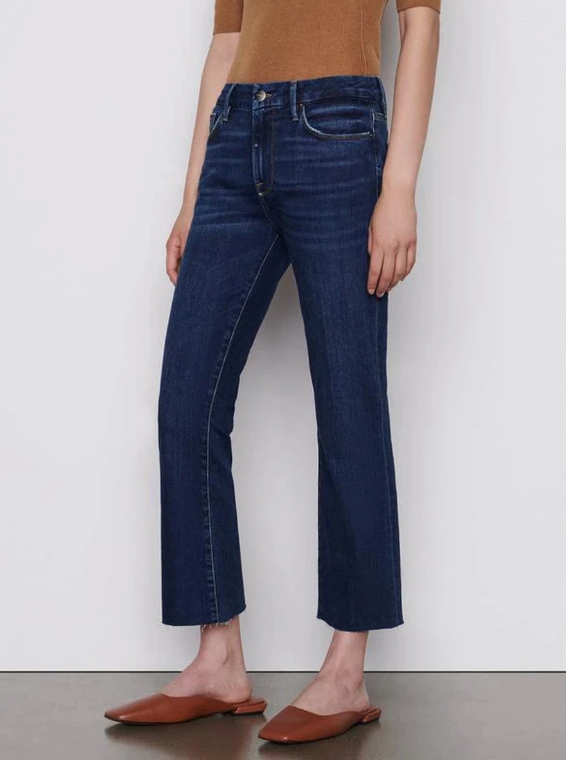 FRAME LE CROP MINI BOOT RAW AFTER ROSALIE 5 FRAME LE CROP MINI BOOT RAW AFTER ROSALIE