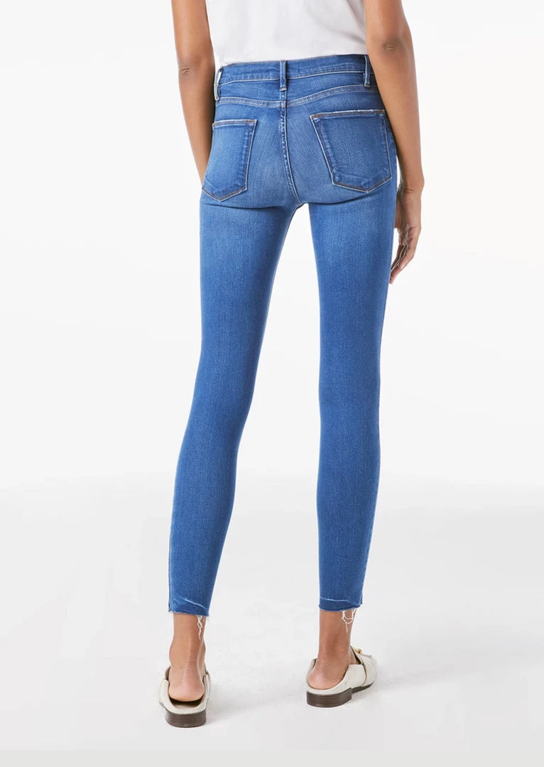 FRAME LE HIGH SKINNY RAW EDGE AMBROSE 5 FRAME LE HIGH SKINNY RAW EDGE AMBROSE