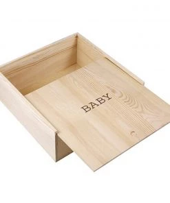 STEPHAN BABY WOOD BABY KEEPSAKE BOX GIFTS