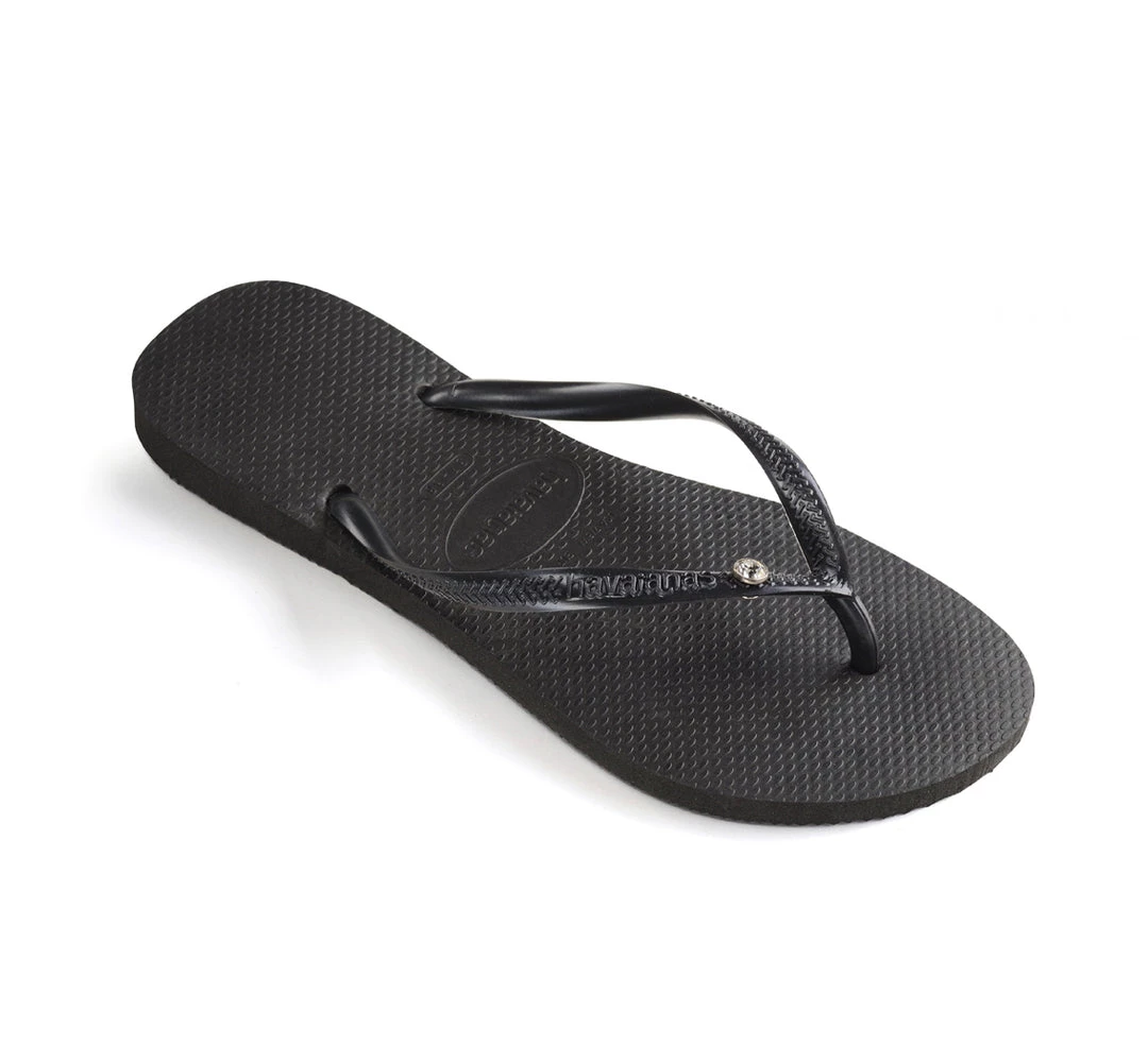 HAVAIANAS SLIM CRYSTAL GLAMOUR SANDAL SHOES 5 HAVAIANAS SLIM CRYSTAL GLAMOUR SANDAL SHOES