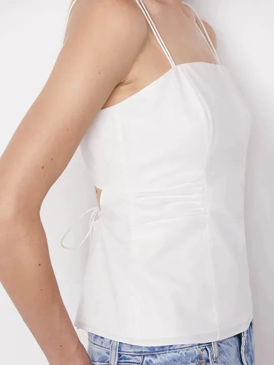 FRAME TIE BACK TANK BLANC NEW ARRIVALS 5 FRAME TIE BACK TANK BLANC NEW ARRIVALS