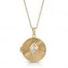 ELIZABETH STONE ASTRA DECO LOCKET