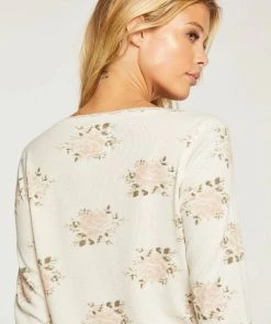 CHASER HERITAGE WAFFLE LACE LAYERING TEE TOPS 8 CHASER HERITAGE WAFFLE LACE LAYERING TEE TOPS