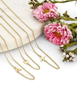 LUCKY FEATHER CELEBRATE YOU INITIAL NECKLACE & GIFT ENVELOPE