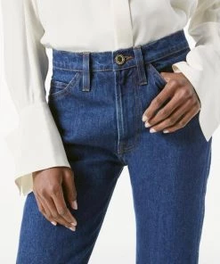 FRAME LE ITALIEN STRAIGHT LEG JEANS PANTS