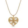 ELIZABETH STONE MODERN LOVE PENDANT CLEAR