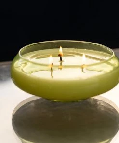 GIFTS PADDYWAX REALM 13.5 OZ GREEN BAMBOO CANDLE