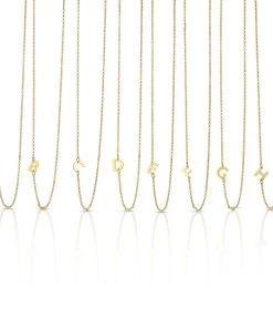 LUCKY FEATHER CELEBRATE YOU INITIAL NECKLACE & GIFT ENVELOPE