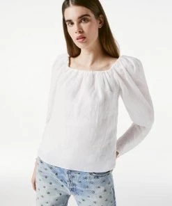 FRAME OFF THE SHOULDER BILLOW TOP