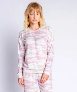 NEW ARRIVALS P.J. SALVAGE PEACHY PARTY L/S TOP